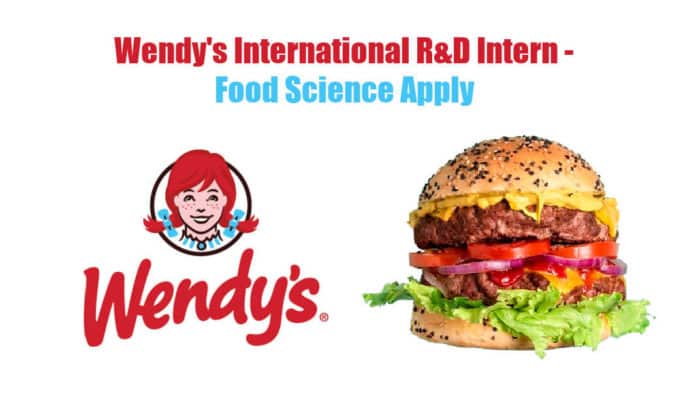 Wendy's International R&D Intern