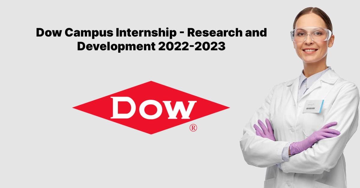 Dow Campus Internship Research and Development 20222023