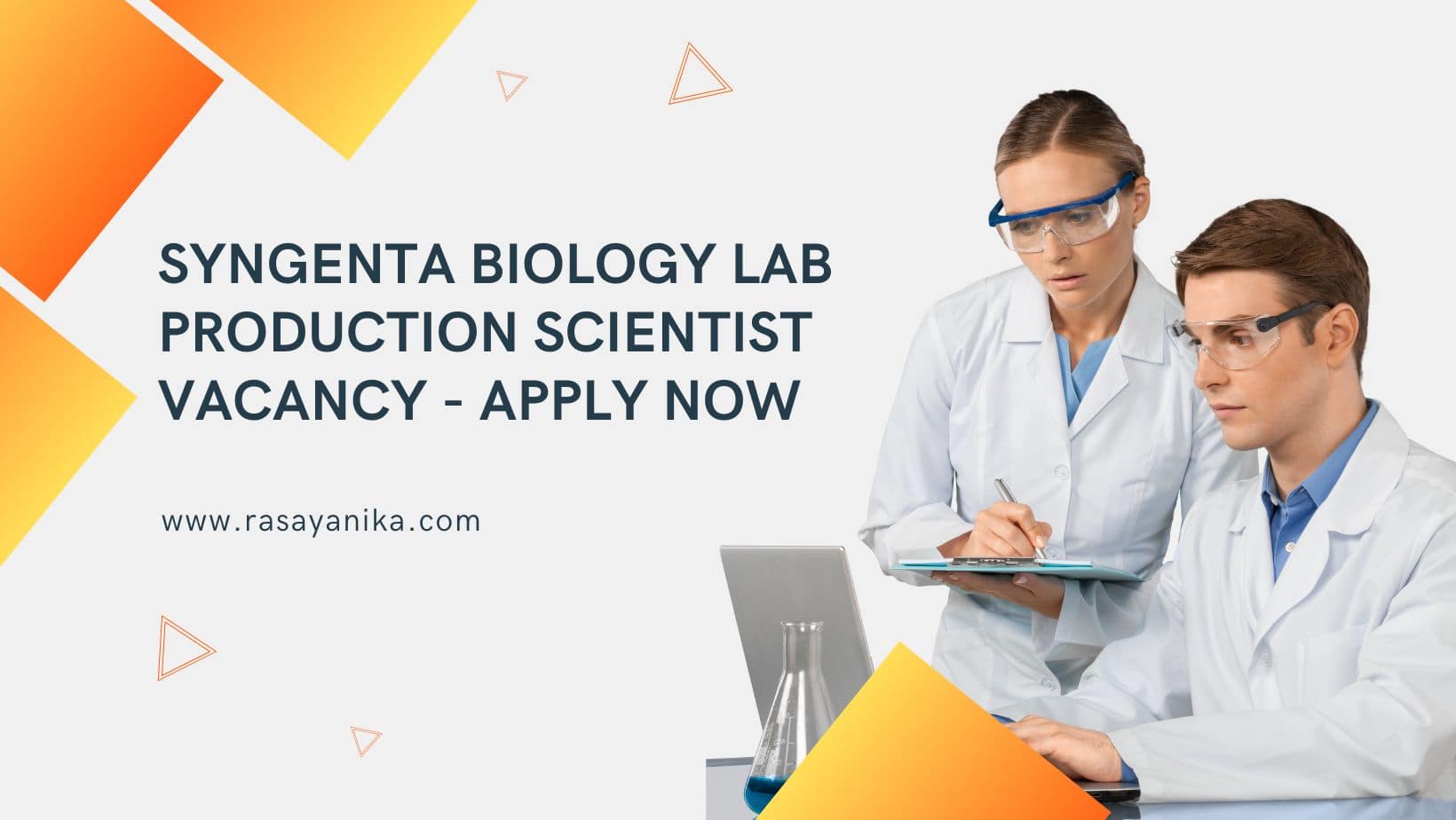 Syngenta Biology Lab Production Scientist Vacancy - Apply Now