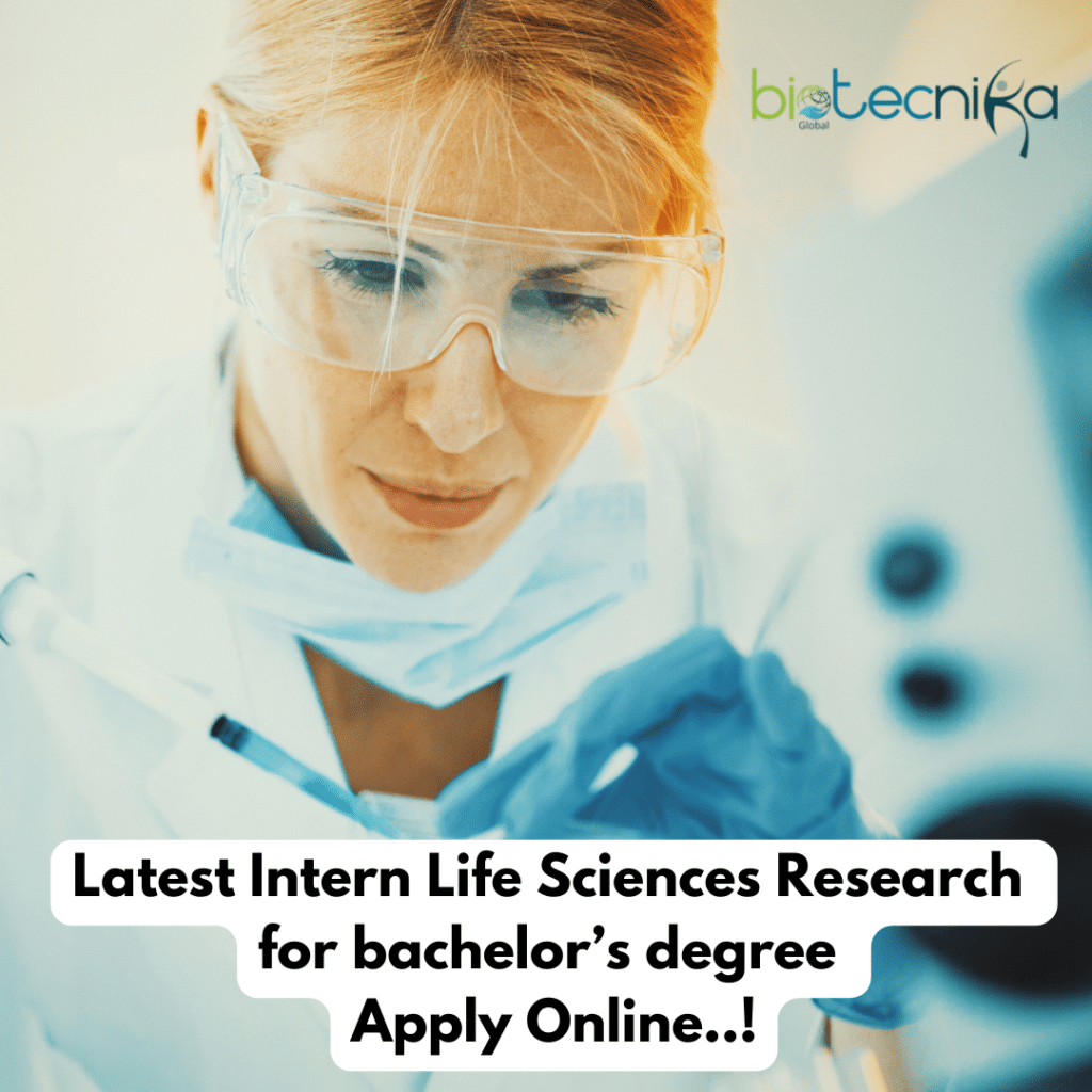 Sciences Research for internship in bachelor’s degree