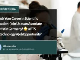 "Unlock Your Career in Scientific Innovation - Join Us as an Associate Scientist in Germany! 🌟 #ETS #Biotechnology #JobOpportunity"