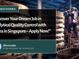 "Discover Your Dream Job in Analytical Quality Control with Lonza in Singapore – Apply Now!"